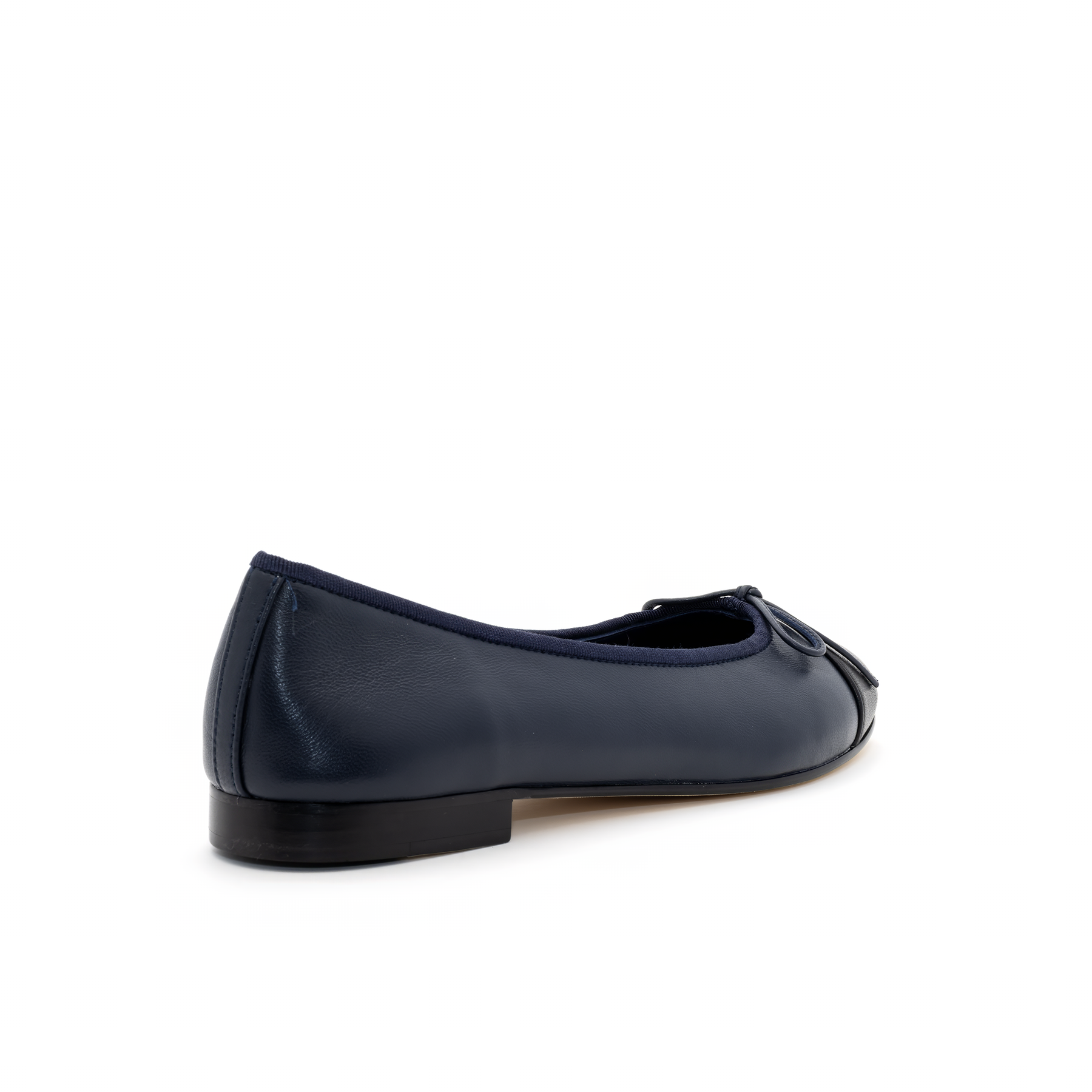 navy blue dress flats Navy blue leather pump ballet flats with high heel